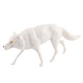 thumbnail image 1 of XZNGL Simulation White Wolf Animal Model Static Roaring Wolf Walking Wolf Cub Desktop Sand Table Decoration Ornaments, 1 of 2