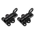 thumbnail image 1 of Pull  Latch Lock, Automatic Door Latch Lock 2PCS Black Erosion Resistance  for Kitchen Bedroom Doors, 1 of 8