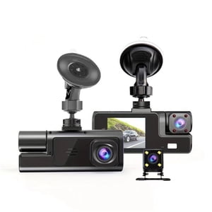 Feltree Cam avant et arrière Dash, 1080P FHD DVR Enregistreur de conduite de voiture.Caméra de tableau de bord écran de 0 pouce 170°angle, -senseur, stationnement, enregistrement de boucle