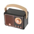 thumbnail image 4 of Vintage Speaker, Multiple Play Modes Low Power Consumption Retro  Speaker  For Outdoor Black, 4 of 8