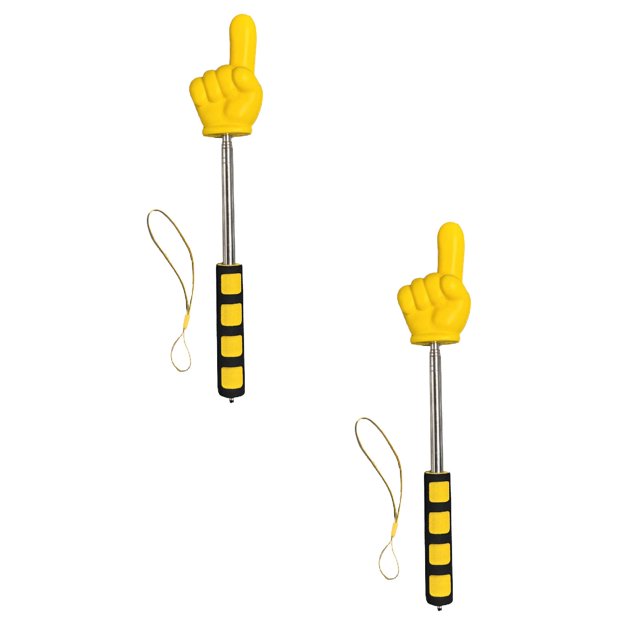 2PCS Telescopic Teachers Pointer - 2025 New Extendable Hand Pointer Stick, Mini Classroom Finger Pointer Stick for Elementary School Kindergarten and Teacher Supplies Interactive Learning (13.8 Inch)