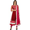 thumbnail image 1 of Atasi Womens Anarkali Salwaar Suit Set with Dupatta Readymade Party Custom Dress, 1 of 7
