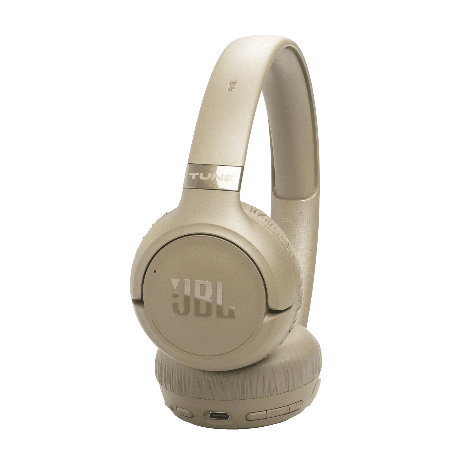 JBL Tune 680NC - Casque supra-auriculaire sans fil à réduction de bruit - Beige