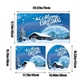 thumbnail image 3 of Boovnll Christmas Bathroom Rugs Set of 3, Absorbent Non-Slip Christmas Bath Mat Quickly Dry for Bathroom, Kitchen, Swimming Pool, Entrance, Bathroom Rugs, 3 of 6