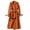 Brown, variant on uublik Trench Coat for Women Long Pea Coats Open Front Lapel Jackets Casual Belted Trench Coat Overcoats with Pockets Coffee