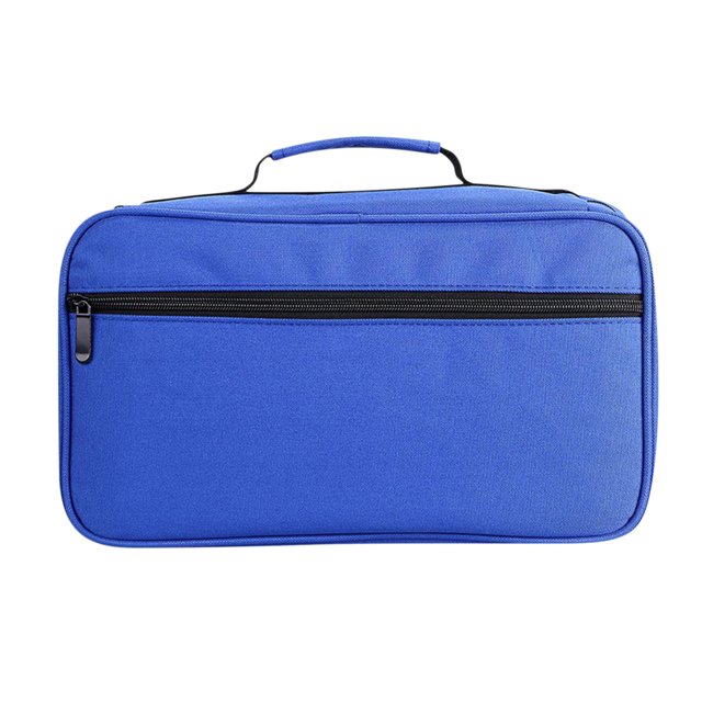 LSLJS Étui Organisateur pour Marqueurs à 60 Emplacements Grand Étui pour Marqueurs pour 60 Marqueurs Sac de Rangement pour Marqueurs Grande Capacité Trousse à Stylos Trousse à Crayons avec Poignée de Transport