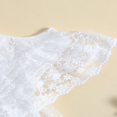 thumbnail image 3 of Bébé Filles Princesse Robe Volant Manches Dentelle Floral à Plusieurs Niveaux Robe d'Été Vêtements, 3 of 7
