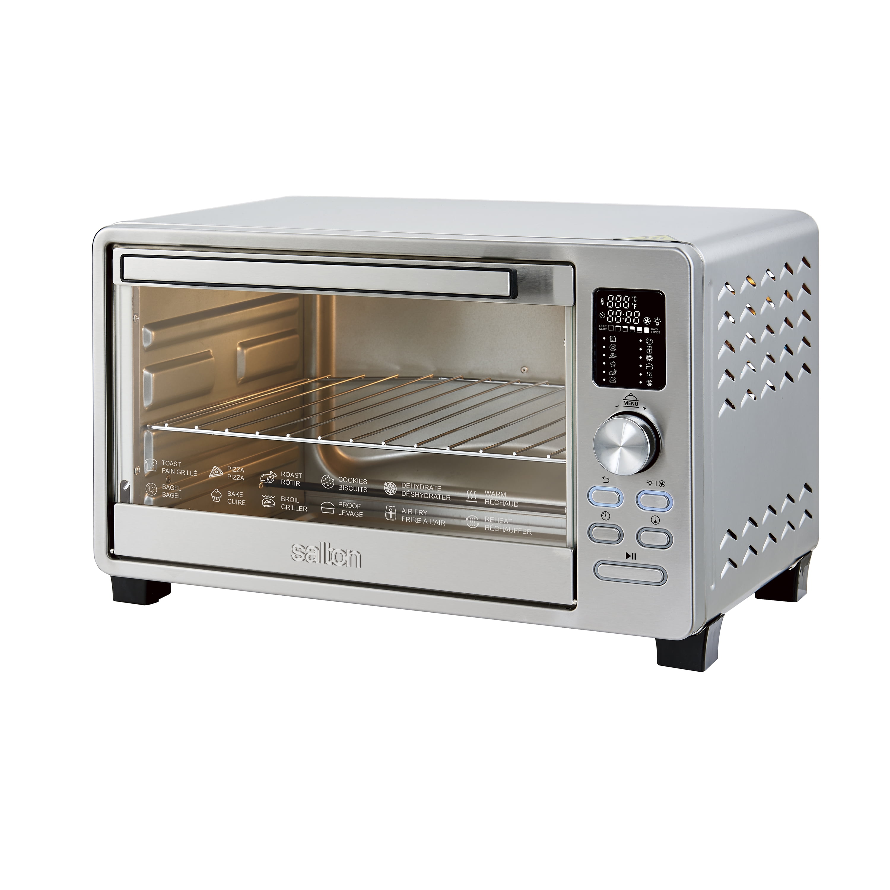 Salton Four Grille-Pain à Convection et à Air Chaud Salton Convectifry – Numérique, Convection, Friteuse à Air, 23 L / 24 QT