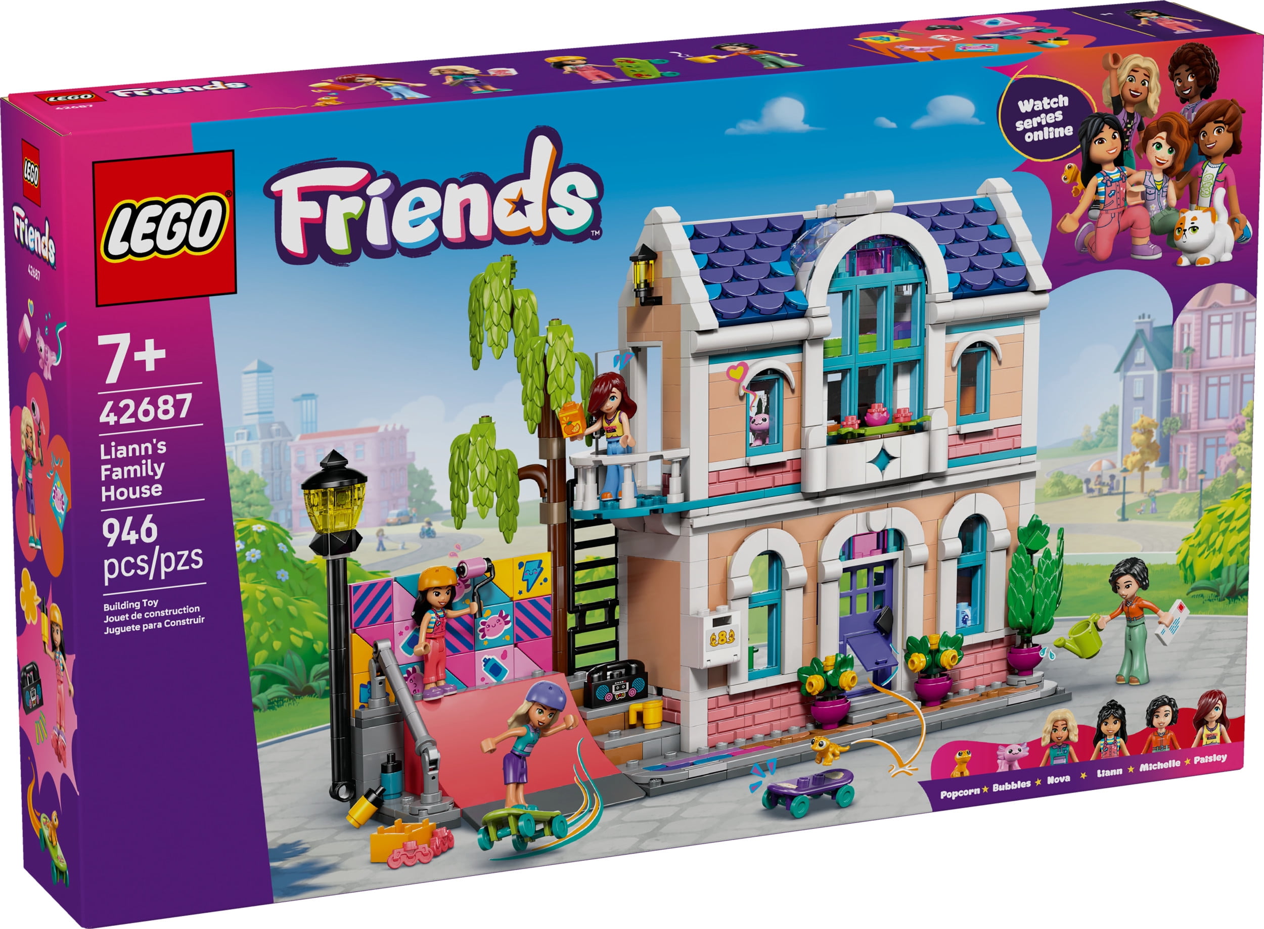 LEGO Friends La Maison de la Famille de Liann – Jouet de Construction – 42687