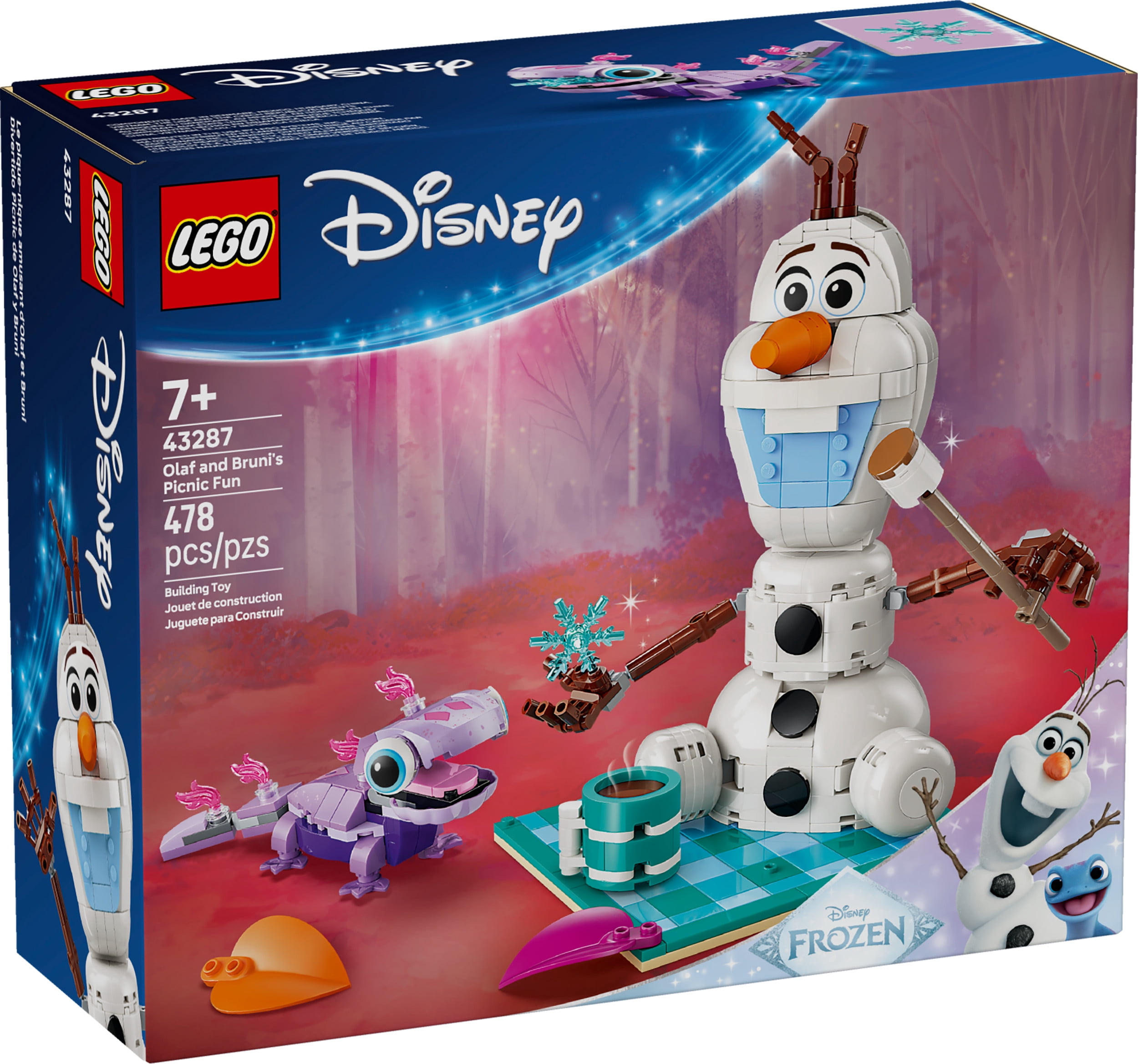 LEGO Disney La Reine des Neiges Le Pique-Nique Amusant d’Olaf et Bruni 43287