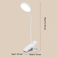 thumbnail image 3 of Lampe de Bureau à Clipser - Lampe de Lecture LED Rechargeable par USB pour Soins des Yeux - Lampe de Chevet pour Chambre/dortoir - Luminosité Réglable pour Étudiants, 3 of 6