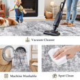 thumbnail image 2 of BERTHMEER 5'x7' Area Rugs for Living Room Bedroom Dining Room Office Farmhouse Kitchen Soft Abstract Distressed Contemporary Modern Washable Indoor Thicker Rugs Carpets, Gray, 2 of 6