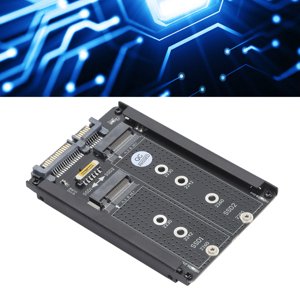 Double NGFF B M Clé M.2 SSD Carte, sans conducteur M.2 SSD Aux 2.5inch Stabilité de l'adaptateur 6Gbps pour 2230 2242 2260