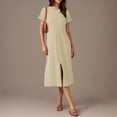 thumbnail image 3 of Womens Summer Dress Gradient Sleeveless V-Neck Maxi, 3 of 7