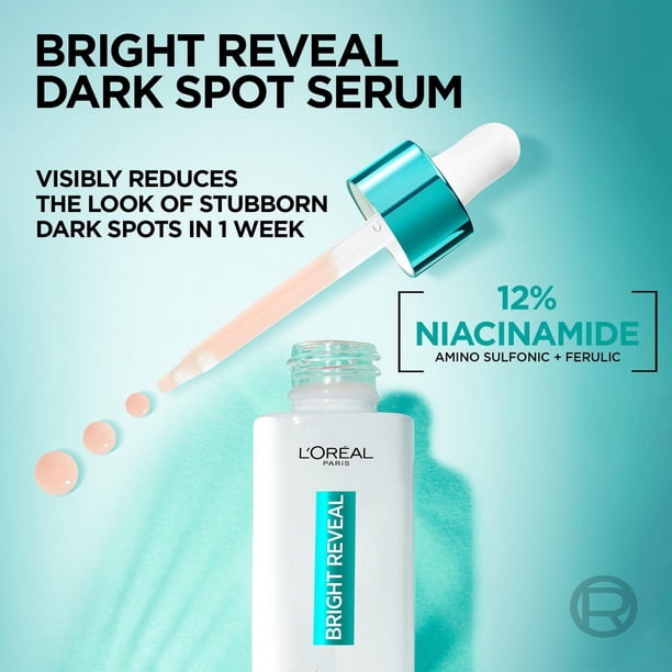Bright Reveal Niacinamide Face Serum, With Ferulic + Amino