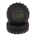 thumbnail image 4 of 4 Pcs Pneus en Caoutchouc avec Roues pour Pièces de Rechange de Camion Échelle 1/16 WPL, 4 of 8