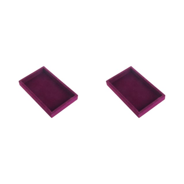 relayinert Bijoux avec Étui de Rangement Compact et Portable Voyage et Protection Efficace Quotidienne Violet 2Set