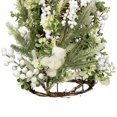 thumbnail image 4 of Northlight Glittered Berries and Pine Artificial Cone Christmas Tree - 27", 4 of 6