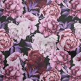 thumbnail image 1 of oneOone Polyester Spandex Maroon Fabric Floral Craft Projects Decor Fabric Printed By The Yard 56 Inch Wide-RK, 1 of 4