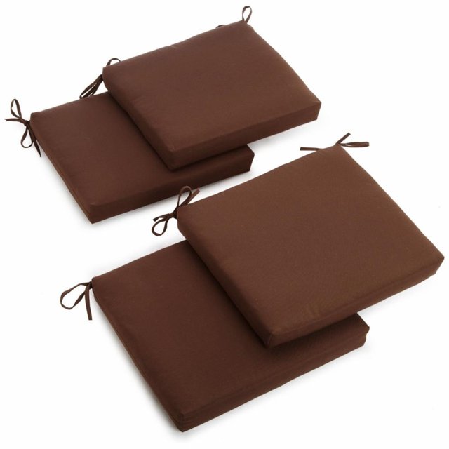 Coussin de Chaise en Sergé de 20 Po sur 19 Po (Ensemble de Quatre)