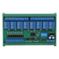 thumbnail image 2 of RS485 Relay Module, Professional DIN35 Rail Board 8 Input 8 Output  For 64 Devices In Parallel, 2 of 8