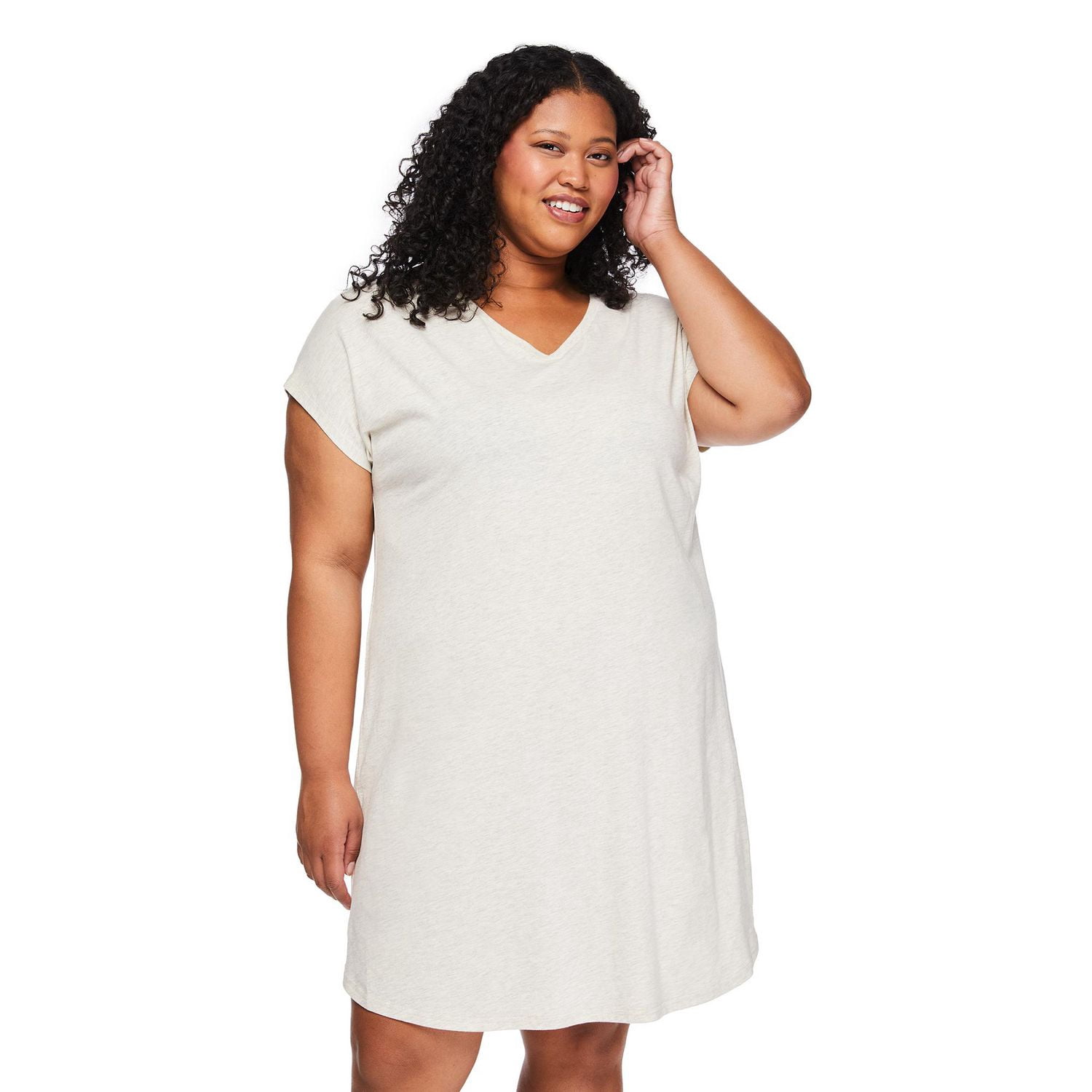 George Women's Plus V-Neck Nightshirt