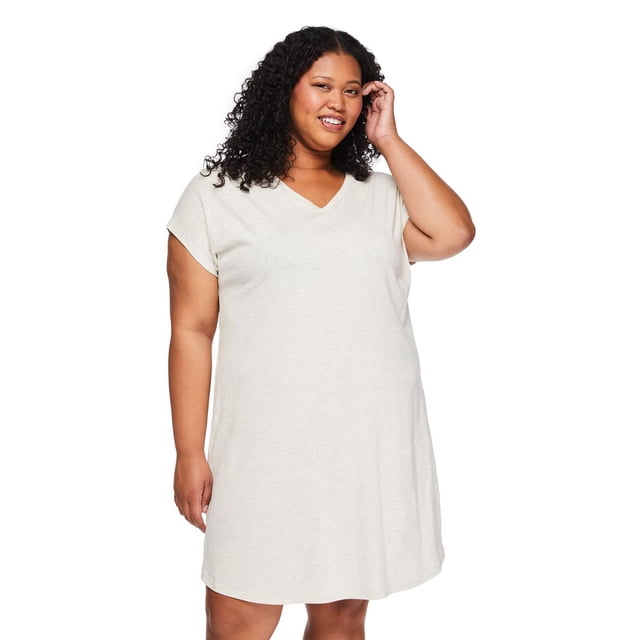 George Women's Plus V-Neck Nightshirt