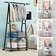 thumbnail image 1 of Amdohai Triangle Coat Rack Steel Tube Removable Large Capacity Hanging Clothes Tree Quilt Shoes Bags Boxes Hanger Stand Organizer, 1 of 8