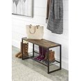 thumbnail image 2 of Whitmor Modern Industrial Entryway Bench w/Shoe Storage, Brown, 2 of 5