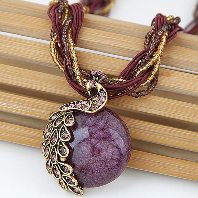 Colliers et Pendentifs Pendentif Collier Accessoires Statement Bohème Strass Colliers pour Femmes Pendentifs