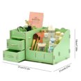 thumbnail image 2 of Makeup Organizer Waterproof Wooden Vanity Organizer Cosmetic Holder with Drawers, 2 of 10