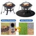 thumbnail image 3 of Thinsony Breeo Fire Pits Mat Versatile And Durable Outdoor Protection Double-sided Fireproof Oil-proof black 36in 1Set, 3 of 6