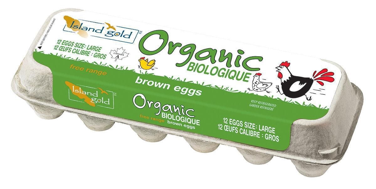Island Gold Large Organic Eggs