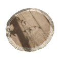 thumbnail image 2 of Tapis en Jute Doux Design à Franges Tressées pour Chaise Table Basse Bureau Tapis de Sol 45cm, 2 of 9
