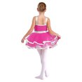 thumbnail image 2 of Hansber Robe Tutu de Danse pour Filles Enfants Paillettes Jazz Fête Robe de Danse Costume de Performance sur Scène Rose Vif 8, 2 of 7