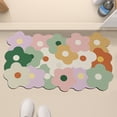 thumbnail image 1 of Absorbent Bathroom Bath Mat Shower Rug Drying Bath Mats Kitchen Entrance Doormats Home Floormat Bathtub Carpet, 1 of 8