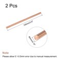 thumbnail image 2 of Unique Bargains 4mm Dia. 100mm Length Solid Copper Round Rod Lathe Bar Stock for DIY Craft 2pack, 2 of 4