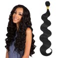 thumbnail image 1 of Dadatutu Wig Hair Curtain Spring - High-Temperature Chemical Fiber Wig, Matte Finish, Wavy Style, 70G, Black, Perfect for All Occasions, 1 of 6