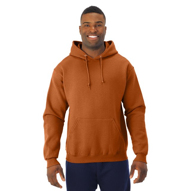 Jerzees Mens NuBlend Pull Over Hooded Sweatshirt, XL, Texas Orange