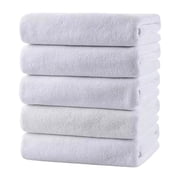 JASKFLY 5 Piece Cotton Towel Set Soft and Comfortable Towels 30x60cm Pure Cotton Towels
