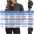 thumbnail image 2 of Dark Royal Blue Womens Collared Neck Faux Leather Button Up Zip Up Jackets Coat for Ladies Long Sleeve Hooded Motorcycle Basic Fall Winter Jacket 2025 Clothes Y2K S, 2 of 8