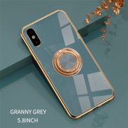 EGNMCR For XS Case Plating Accurate Phone Hole Protection Case Mobile phone ca se