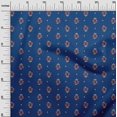 thumbnail image 2 of oneOone Viscose Chiffon Fabric Diamond & Paisley Block Printed Fabric 1 Yard 42 Inch Wide, 2 of 4