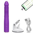 thumbnail image 1 of Xbonp Jouets Sexuels Vibrants à Poussée avec Contrôle par Application, 3 Modes de Poussée et 9 Modes de Vibration, Violet, 1 of 4
