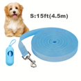 thumbnail image 1 of CNKOO 2 Pieces Of Dog Leash Portable Dog Poo Bag  15ft/20ft/30ft Outdoor Dog Leash  Outdoor Dog Training Leash  Tracking Leash Extended Dog Training Leash  Dog Free Play, 1 of 7