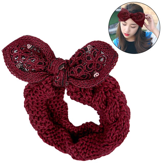 Women's Headband Fashion Cute Rabbit Ear Hair Band Head Wrap