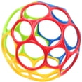 thumbnail image 1 of Baby Toy Oball Grab Ball Classic - Flexible And Easy To Grip Design, For Children Of All Ages, Colorful (Multicolored), 1 of 5