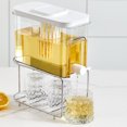 thumbnail image 3 of A Plastic Water Pitcher With Removable Filter 2.2L Bpa Free Large Capacity Cold Brew Tea Jug Leakproof Lid For Refrigerator Juice Infusion #99D79, 3 of 4