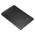 thumbnail image 1 of Unique Bargains A5 Top Spiral Lined Notebook 80 Sheets Ruled Paper Hardcover Memo Pad, Black, 1 of 5