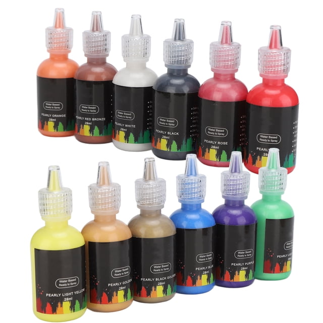 Art Paint, DIY Paint Pearly Lustre Water Based Professional For Airbrush For Textile